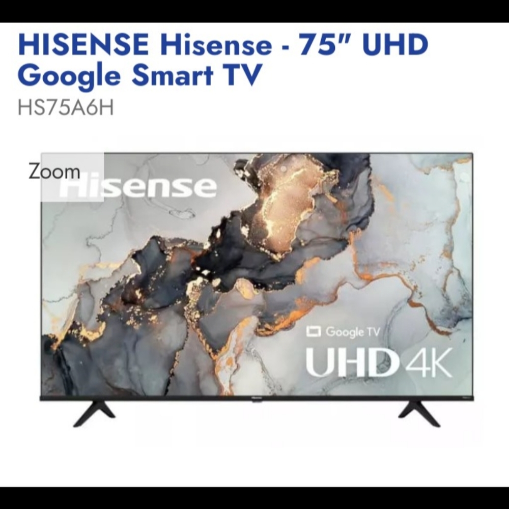 75 in Smart TV + Home Theatre